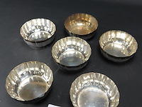 6 wmf verzilverde nestbare schalen - afbeelding 3 van  5