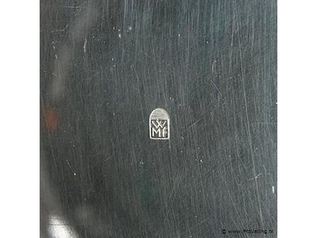 6 wmf verzilverde nestbare schalen - afbeelding 5 van  5