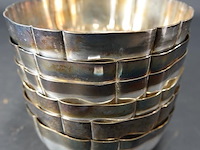 6 wmf verzilverde nestbare schalen - afbeelding 4 van  5