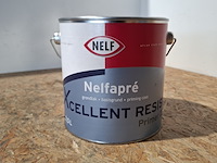 6 x 2,5 liter aqua primer satin, nelf, wit - afbeelding 2 van  5