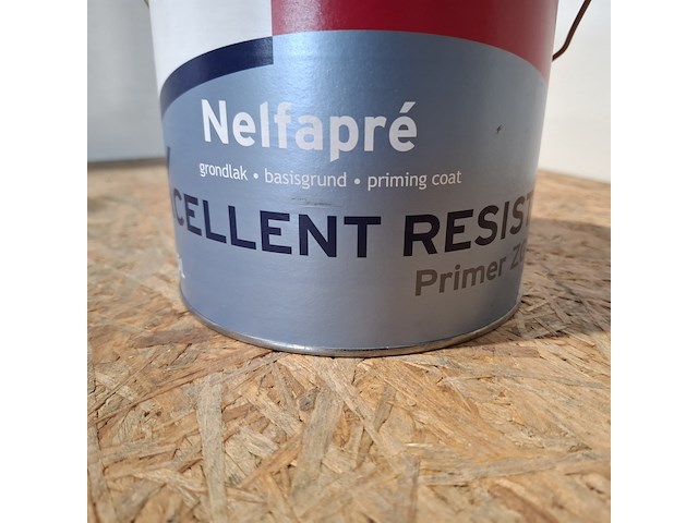 6 x 2,5 liter aqua primer satin, nelf, wit - afbeelding 4 van  5