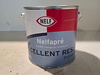 6 x 2,5 liter aqua primer satin, nelf, wit - afbeelding 2 van  5