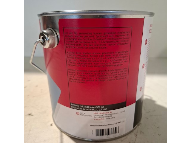 6 x 2,5 liter aqua primer satin, nelf, wit - afbeelding 3 van  5