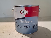 6 x 2,5 liter aqua primer satin, nelf, wit - afbeelding 2 van  5