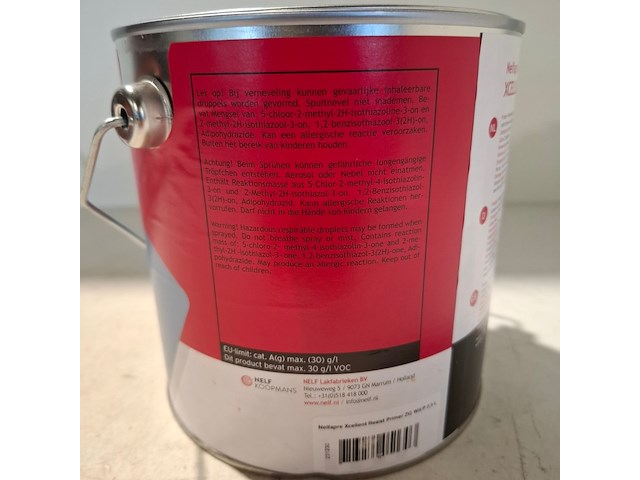 6 x 2,5 liter aqua primer satin, nelf, wit - afbeelding 3 van  5