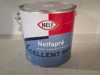 6 x 2,5 liter aqua primer satin, nelf, wit - afbeelding 2 van  5