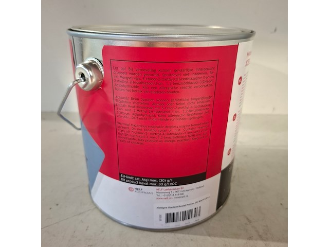 6 x 2,5 liter aqua primer satin, nelf, wit - afbeelding 3 van  5
