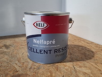 6 x 2,5 liter aqua primer satin wit, nelf - afbeelding 2 van  5