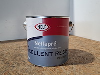 6 x 2,5 liter aqua primer satin wit, nelf - afbeelding 2 van  5