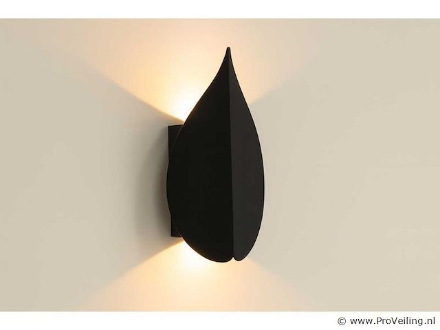 6 x bladvorm led wandlamp – 6w – 3500k neutraal wit – sw-239 - afbeelding 1 van  3