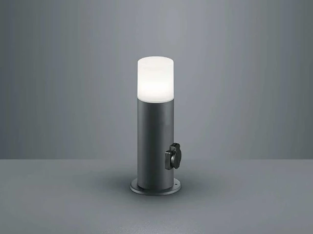 6 x cortona 40 schuko buiten lamp zwart - afbeelding 7 van  10