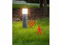 6 x cortona 40 sensor buiten lamp zwart