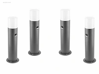 6 x cortona 40 sensor buiten lamp zwart - afbeelding 8 van  8