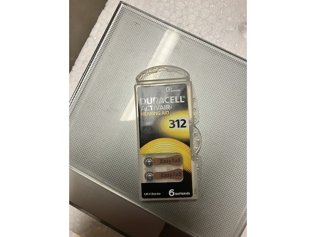 6 x doosje gehoorapparaat batterijen bruin , 6 stuks in een doosje - afbeelding 2 van  9