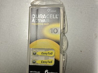 6 x doosje gehoorapparaat batterijen geel , 6 stuks in een doosje - afbeelding 2 van  9