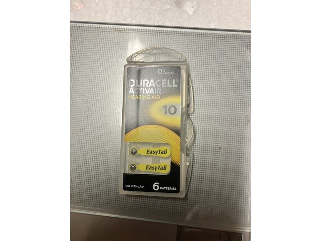 6 x doosje gehoorapparaat batterijen geel , 6 stuks in een doosje - afbeelding 6 van  9