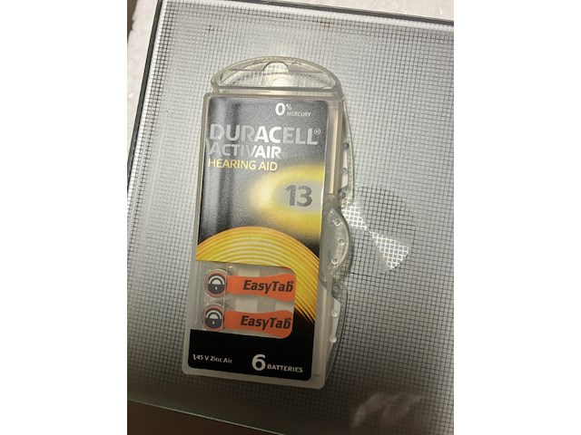 6 x doosje gehoorapparaat batterijen oranje , 6 stuks in een doosje - afbeelding 1 van  9