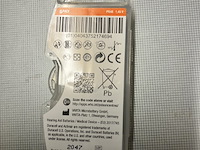 6 x doosje gehoorapparaat batterijen oranje , 6 stuks in een doosje - afbeelding 3 van  9