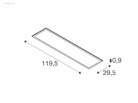 6 x g-tec led paneel, 40 watt, 4000k - afbeelding 6 van  9