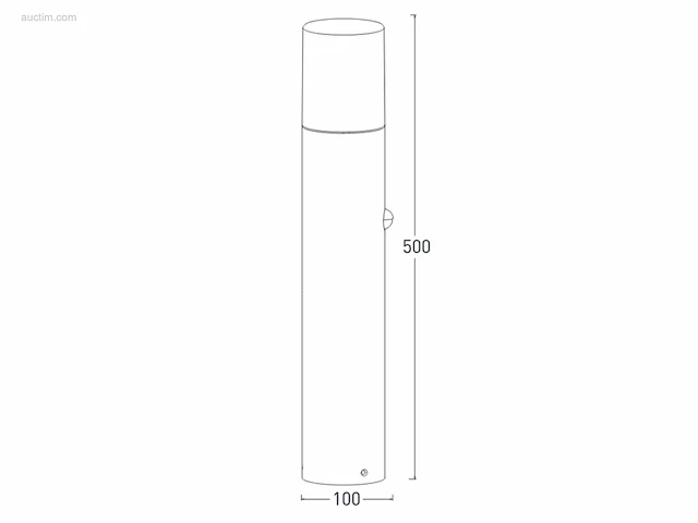6 x gt lumen 50 sensor buiten lamp zwart - afbeelding 5 van  6