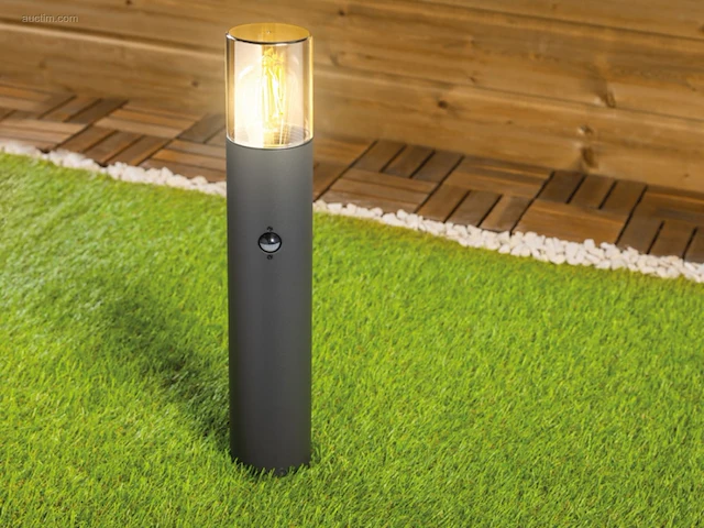 6 x gt lumen 50 sensor buiten lamp zwart - afbeelding 6 van  6