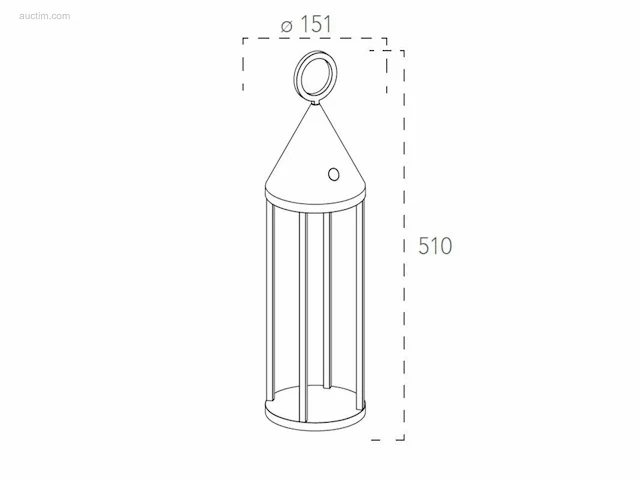 6 x intec oberon oplaadbare buitenlaantaarns - afbeelding 3 van  8