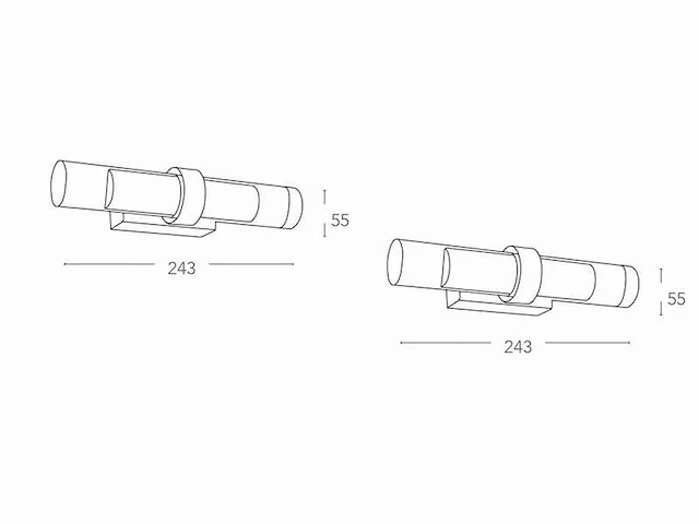 6 x intec vega aqualight spiegel armatuur - afbeelding 4 van  6