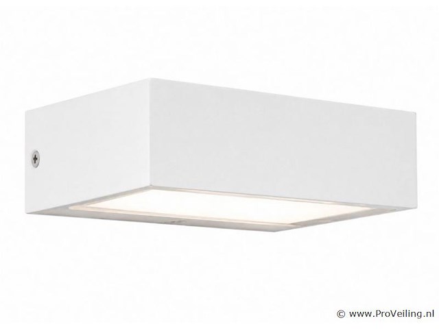 6 x led buiten wandlamp – 9w – 4200k neutraal wit - wit – ip65 – andiz - afbeelding 2 van  5