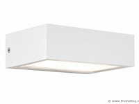 6 x led buiten wandlamp – 9w – 4200k neutraal wit - wit – ip65 – andiz - afbeelding 2 van  5