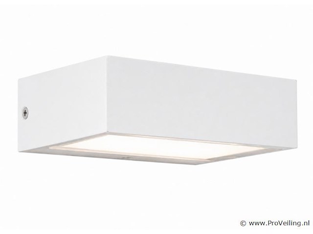 6 x led buiten wandlamp – 9w – 4200k neutraal wit - wit – ip65 – andiz - afbeelding 2 van  5
