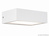 6 x led buiten wandlamp – 9w – 4200k neutraal wit - wit – ip65 – andiz - afbeelding 2 van  5