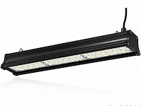 6 x led industriële hanglamp 150w – 6400k koud wit - zwart – ip20 – pyramid-150 - afbeelding 2 van  5