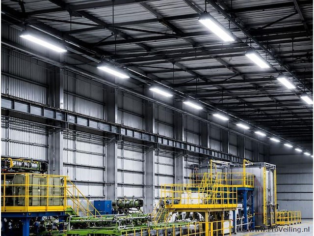 6 x led industriële hanglamp 150w – 6400k koud wit - zwart – ip20 – pyramid-150 - afbeelding 3 van  5