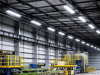 6 x led industriële hanglamp 150w – 6400k koud wit - zwart – ip20 – pyramid-150 - afbeelding 3 van  5