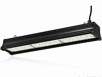 6 x led industriële hanglamp 150w – 6400k koud wit - zwart – ip20 – pyramid-150 - afbeelding 2 van  5