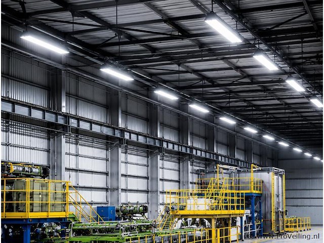 6 x led industriële hanglamp 150w – 6400k koud wit - zwart – ip20 – pyramid-150 - afbeelding 3 van  5