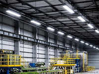 6 x led industriële hanglamp 150w – 6400k koud wit - zwart – ip20 – pyramid-150 - afbeelding 3 van  5