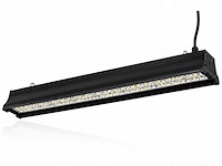 6 x led industriële hanglamp 200w – 6400k koud wit - zwart – ip20 – pyramid-200 - afbeelding 2 van  5