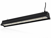 6 x led industriële hanglamp 200w – 6400k koud wit - zwart – ip20 – pyramid-200 - afbeelding 2 van  5