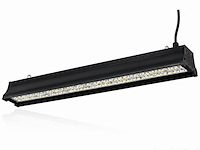 6 x led industriële hanglamp 200w – 6400k koud wit - zwart – ip20 – pyramid-200 - afbeelding 2 van  5