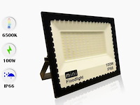 6 x led schijnwerper 100w mini – 6500k koud wit – ip65 waterdicht - afbeelding 3 van  5