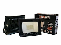 6 x led schijnwerper 30w – 6500k koud wit – ip65 – aslan-30 - afbeelding 2 van  4