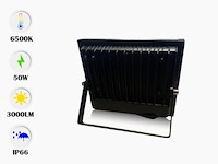 6 x led schijnwerper 50w mini – 6500k koud wit – ip65 waterdicht - afbeelding 2 van  4