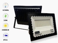 6 x led schijnwerper mini 50w – 6500k koud wit – ip65 – minions-50 - afbeelding 3 van  5