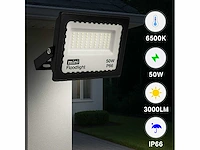 6 x led schijnwerper mini 50w – 6500k koud wit – ip65 – minions-50