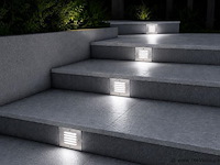 6 x led trapverlichting 3w - 6400k koud wit – ip54 – akik - afbeelding 3 van  5