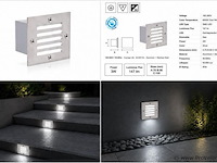 6 x led trapverlichting 3w - 6400k koud wit – ip54 – akik - afbeelding 5 van  5
