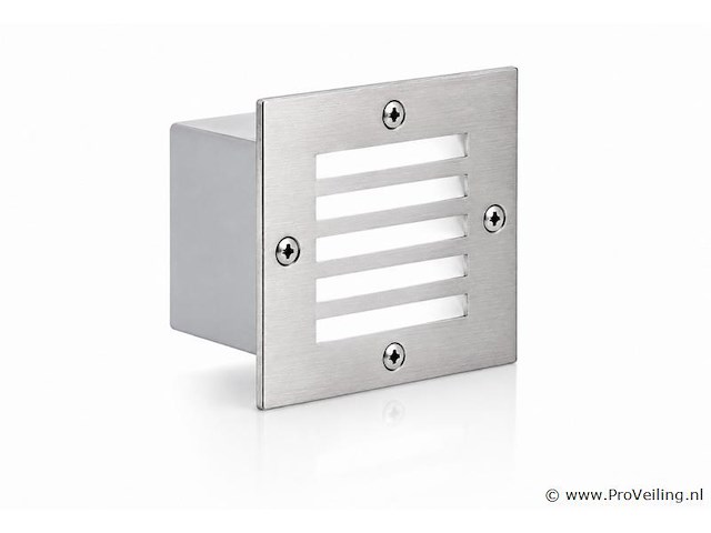6 x led trapverlichting 3w - 6400k koud wit – ip54 – akik - afbeelding 2 van  5