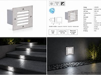 6 x led trapverlichting 3w - 6400k koud wit – ip54 – akik - afbeelding 5 van  5
