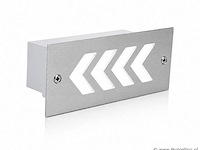 6 x led trapverlichting 3w - 6400k koud wit – ip54 – beril - afbeelding 2 van  5